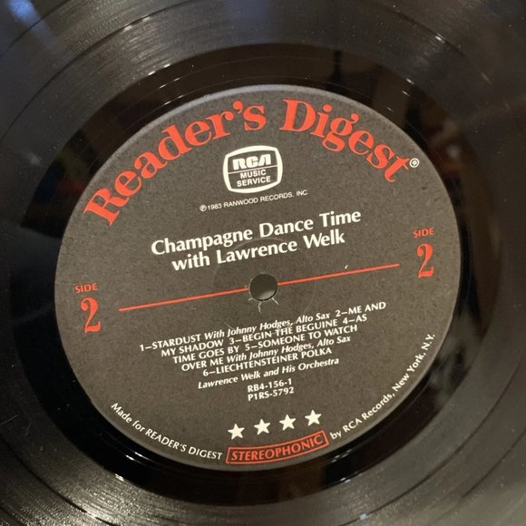 Champagne Dance Time With Lawrence Welk (Vinyl, 1986) Reader's Digest RB4-156-1 - Picture 10 of 10